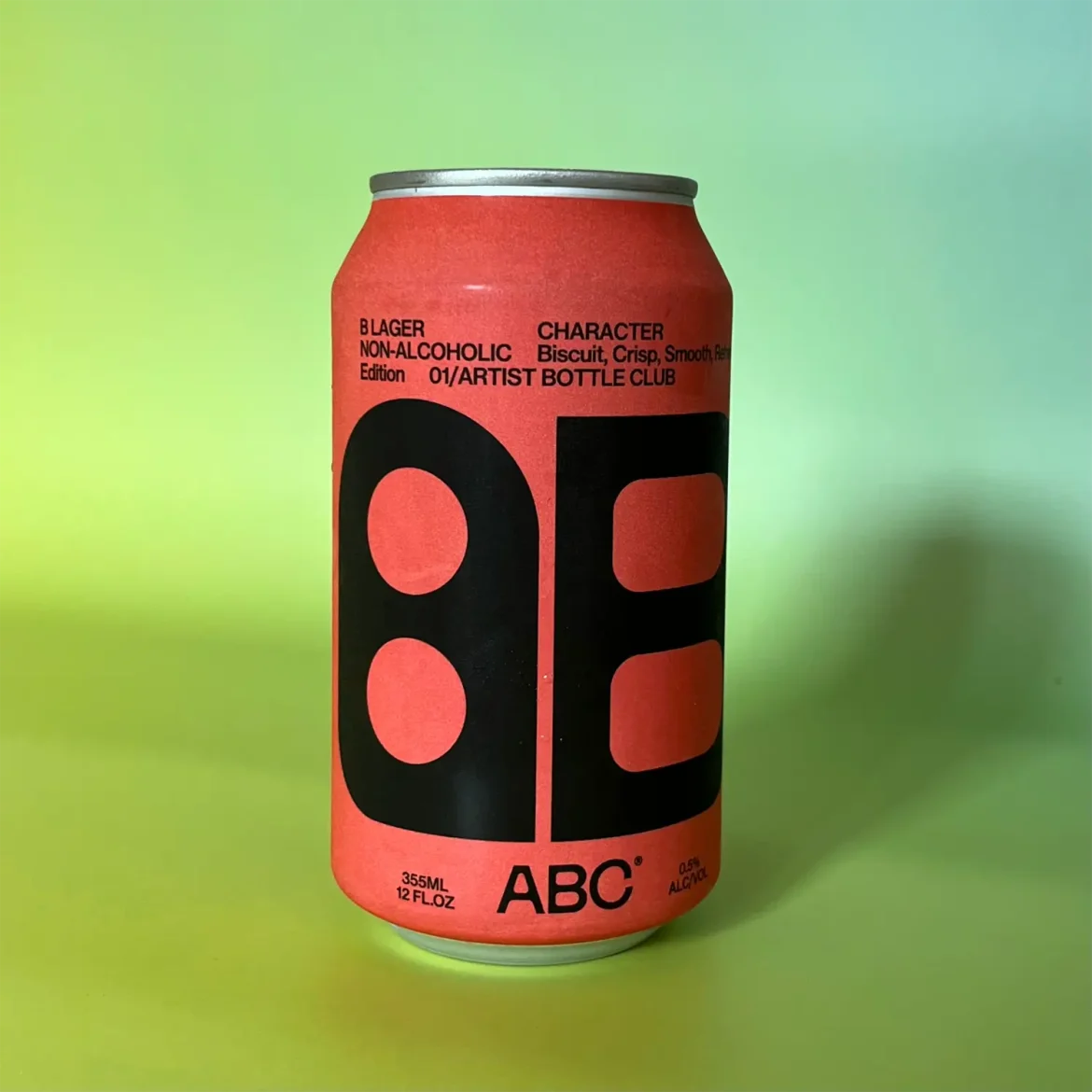 논알콜 맥주, 아티스트보틀클럽의 B라거의 캔 이미지