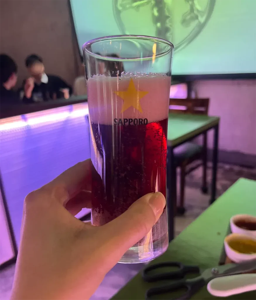 서울대입구 맥주는 별책부록 메뉴